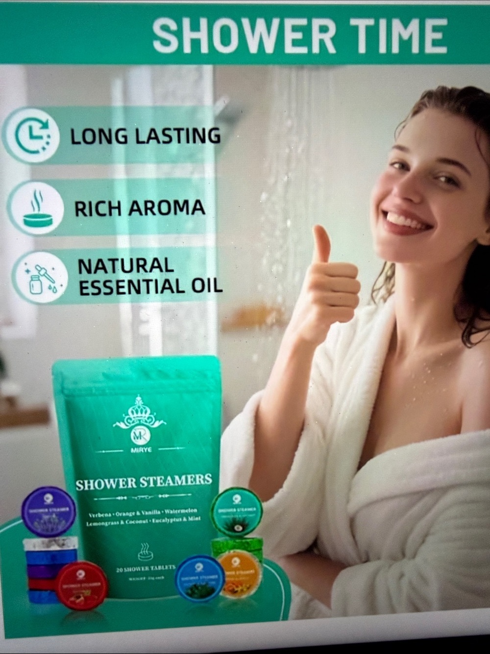❣️5|$25❣️Set of 5 assorted shower Steamers Assorted Scents - 🆕